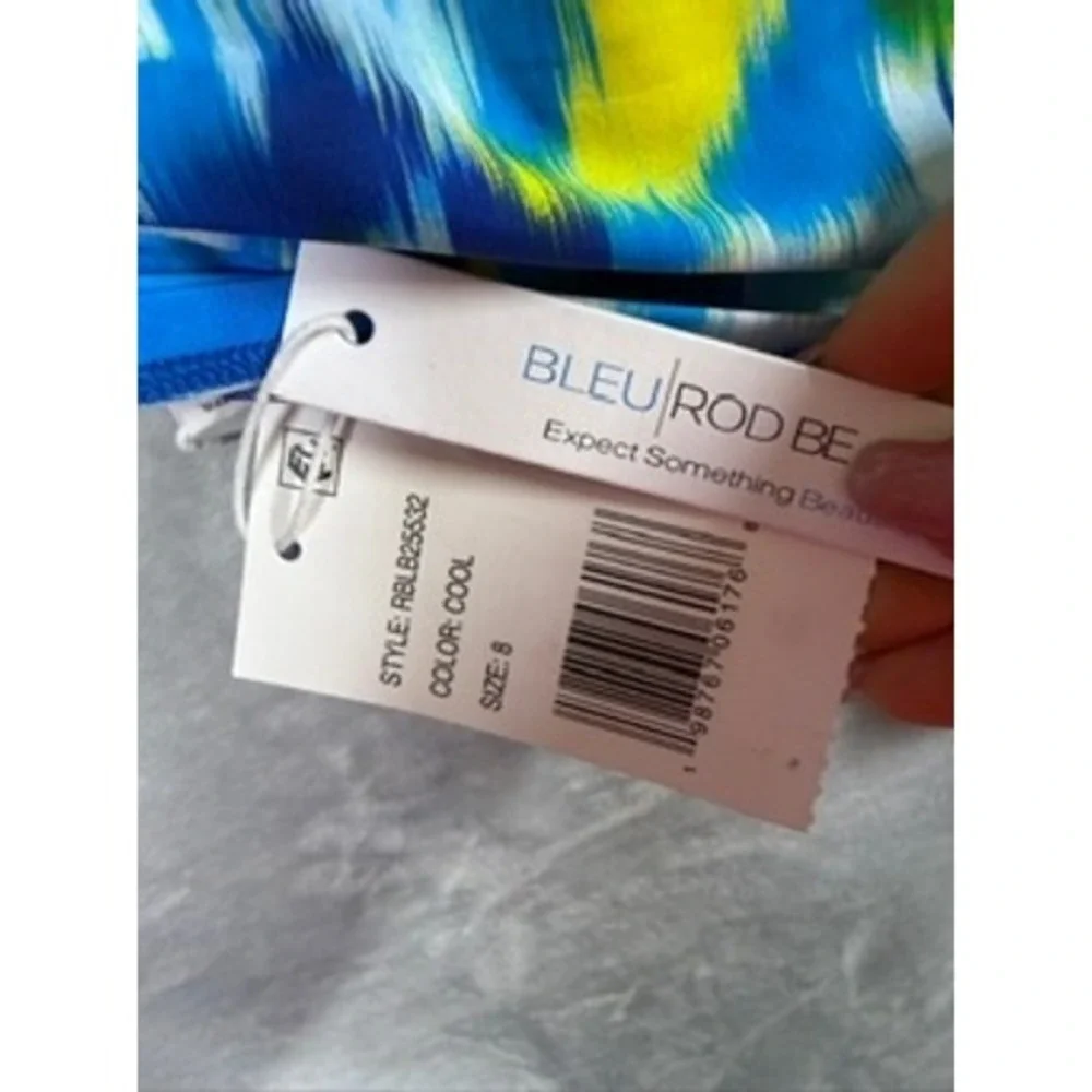Bleu by Rod Beattie Life's A Beach Tankini Top & Sarong Hipster Bikini Bottoms 8